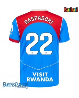 Atletico Madrid Giacomo Raspadori #22 Tricou Fotbal Replică 2025-26 Barbati Treilea
